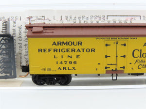 N Scale Micro-Trains MTL 58550 ARLX Armour's Cloverbloom Butter 36' Reefer 14796
