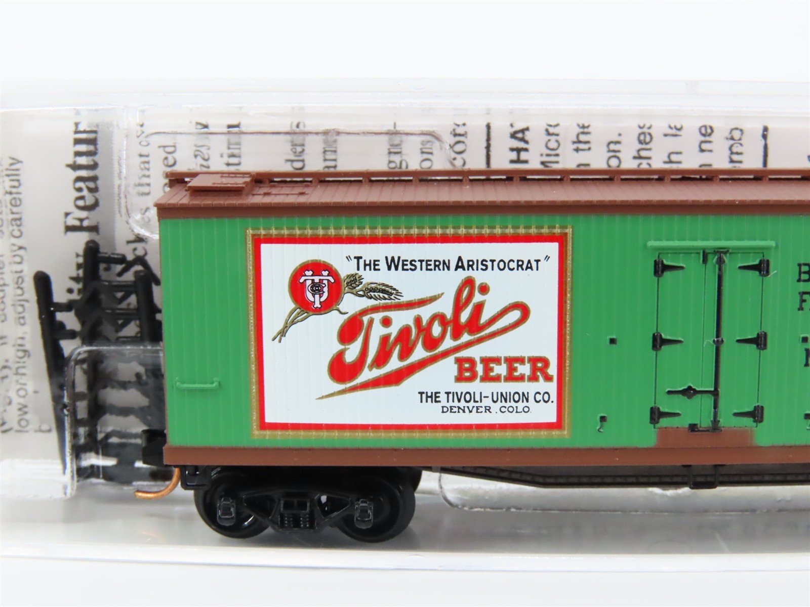 N Scale Micro-Trains MTL 49440 TUX Tivoli Beer 40' Wood Reefer #5101