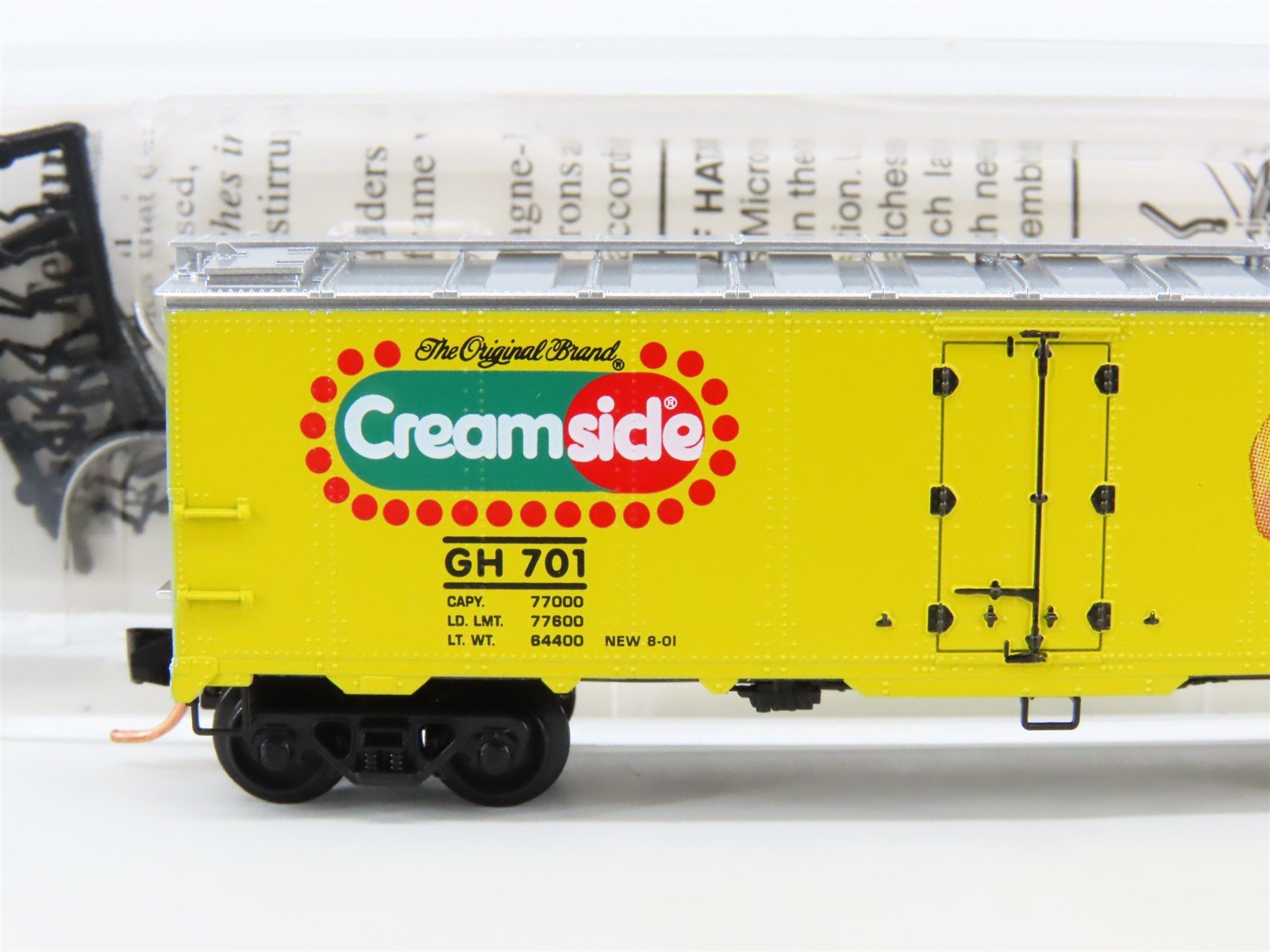 N Scale Micro-Trains MTL 59070 GH Creamsicle 40' Steel Ice Reefer #701