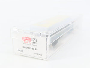 N Scale Micro-Trains MTL 59070 GH Creamsicle 40' Steel Ice Reefer #701