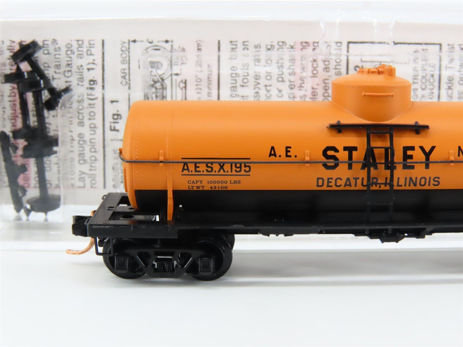N Micro-Trains MTL 06500500 AESX A.E. Staley Mfg. Single Dome Tank Car #195