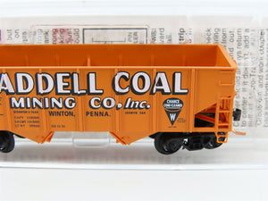 N Scale Micro-Trains MTL 56350 WDLX Waddell Coal Mining 2-Bay Open Hopper #101