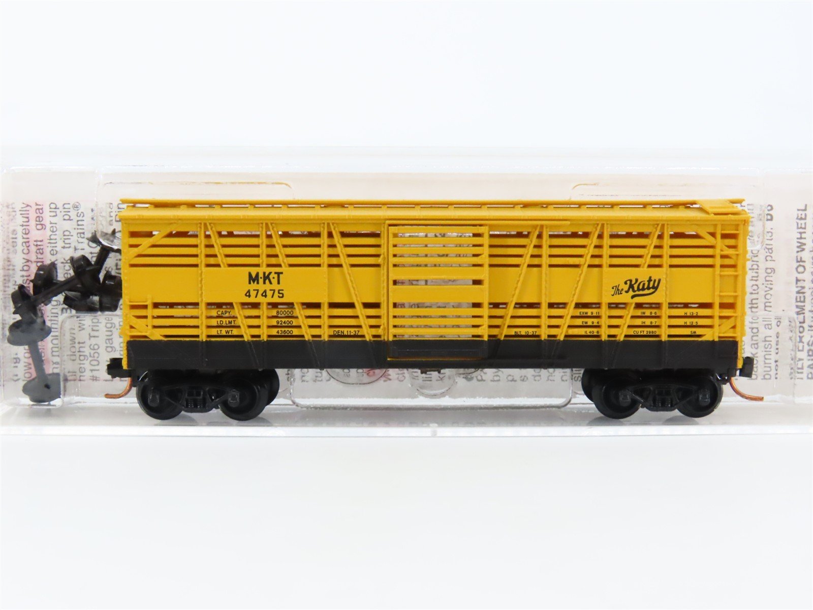 N Scale Micro-Trains MTL 03500030 MKT The Katy 40' Despatch Stock Car #47475