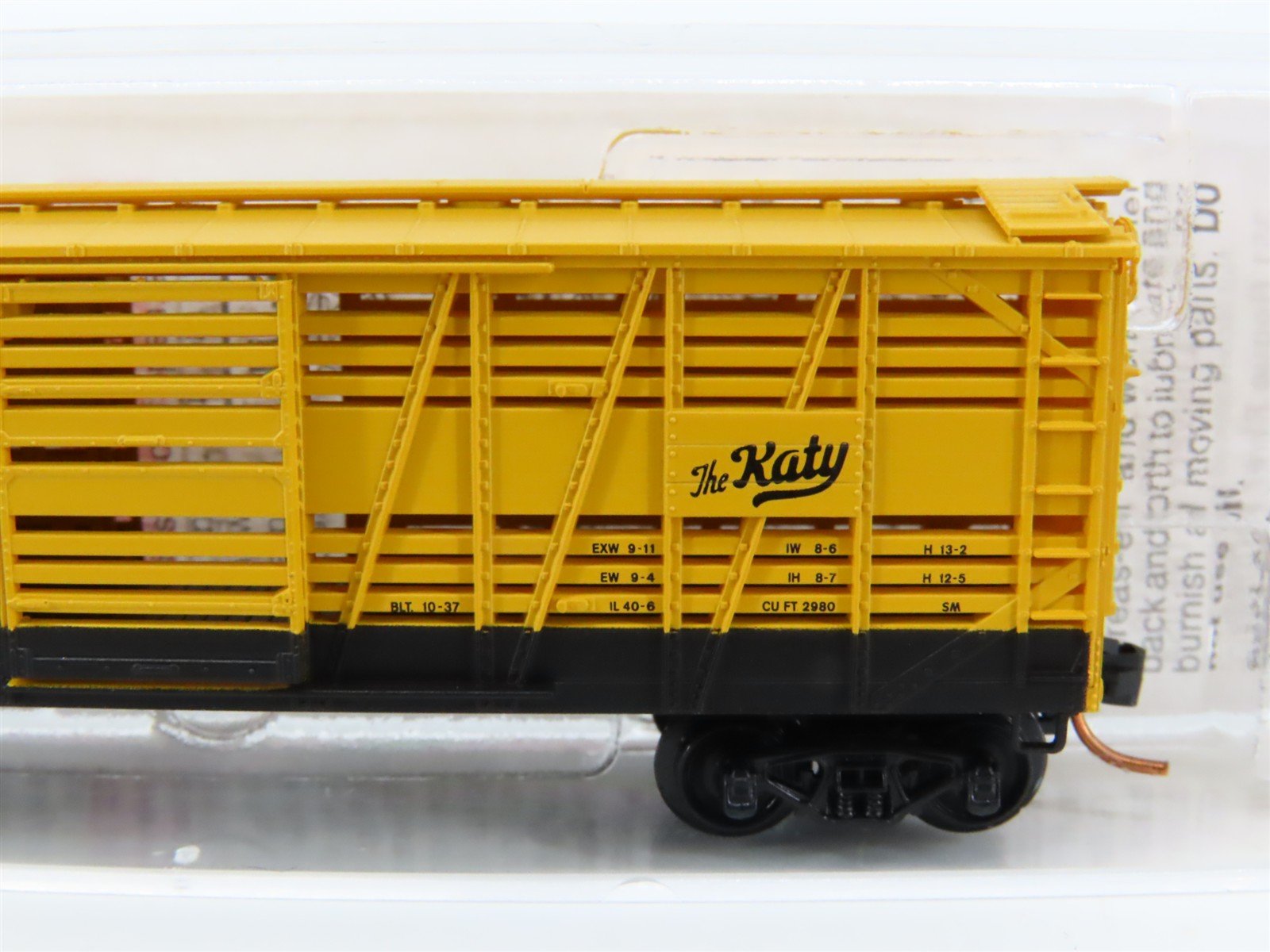 N Scale Micro-Trains MTL 03500030 MKT The Katy 40' Despatch Stock Car #47475