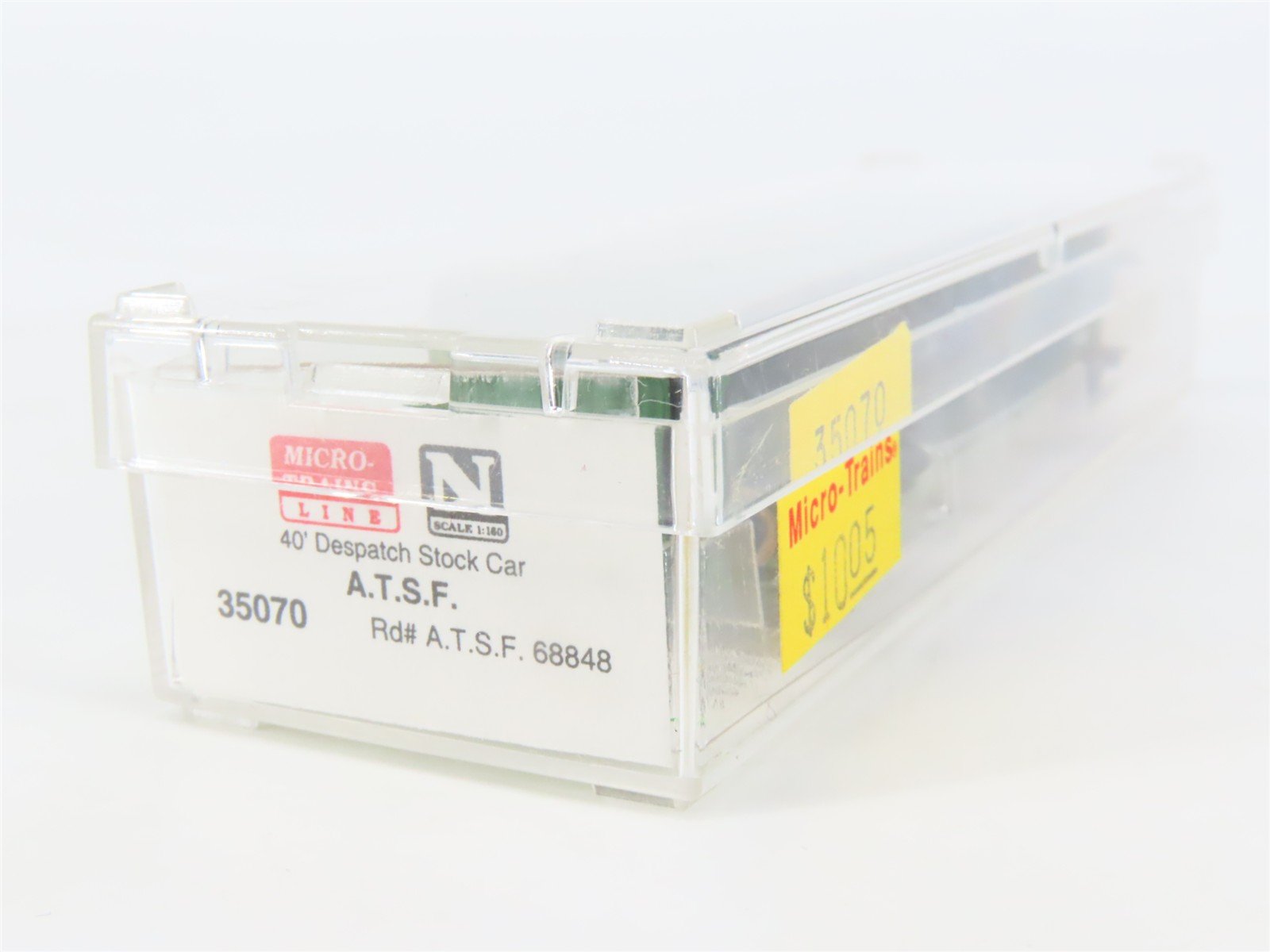 N Scale Micro-Trains MTL 35070 ATSF Santa Fe 40' Despatch Stock Car #68848