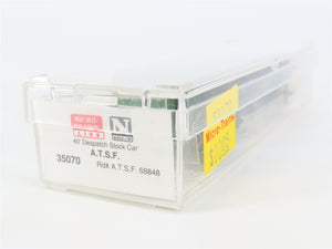 N Scale Micro-Trains MTL 35070 ATSF Santa Fe 40' Despatch Stock Car #68848