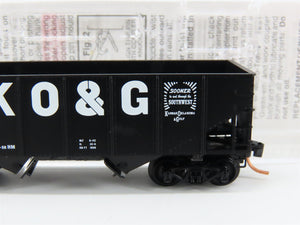 N Scale Micro-Trains MTL 56360 KO&G Kansas Oklahoma & Gulf 2-Bay Open Hopper 759