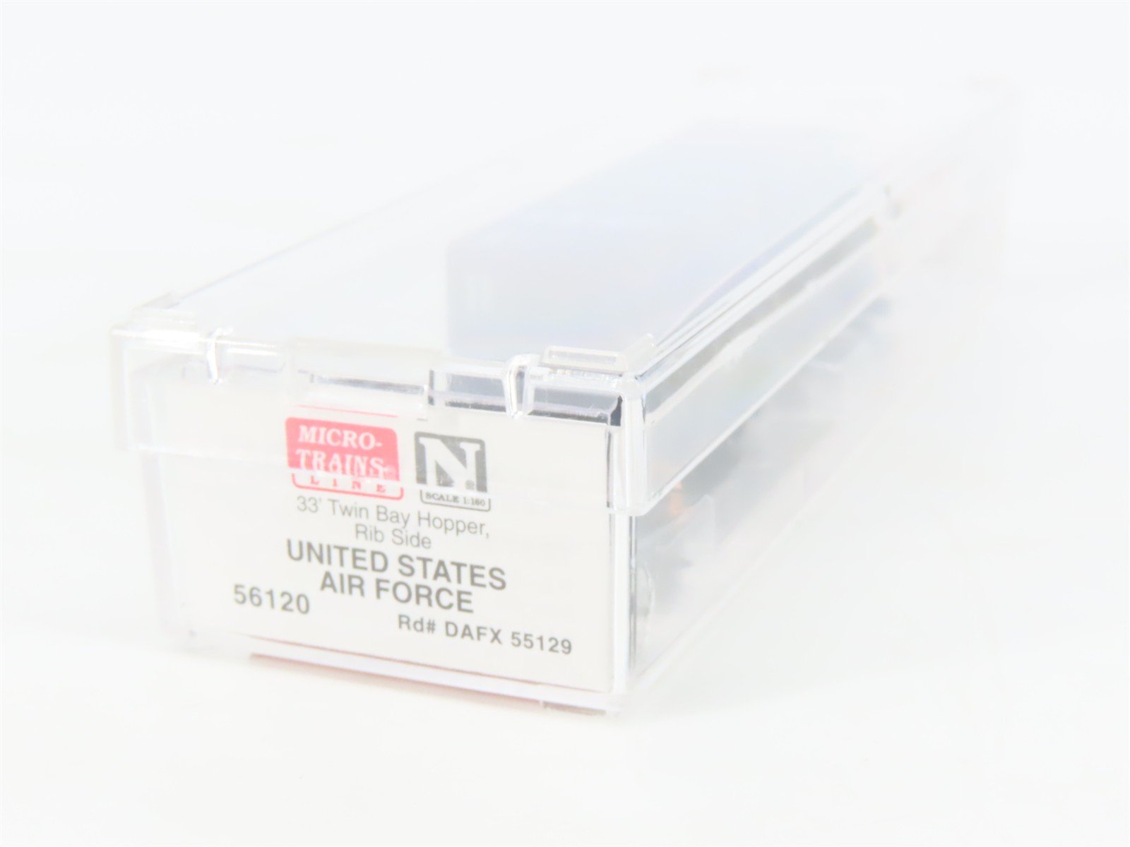 N Micro-Trains MTL 56120 DAFX United States Air Force 2-Bay Open Hopper #55129