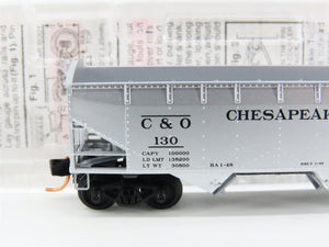 N Scale Micro-Trains MTL 86030 C&O Chesapeake & Ohio 2-Bay Open Hopper #130
