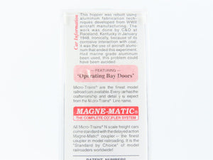 N Scale Micro-Trains MTL 86030 C&O Chesapeake & Ohio 2-Bay Open Hopper #130