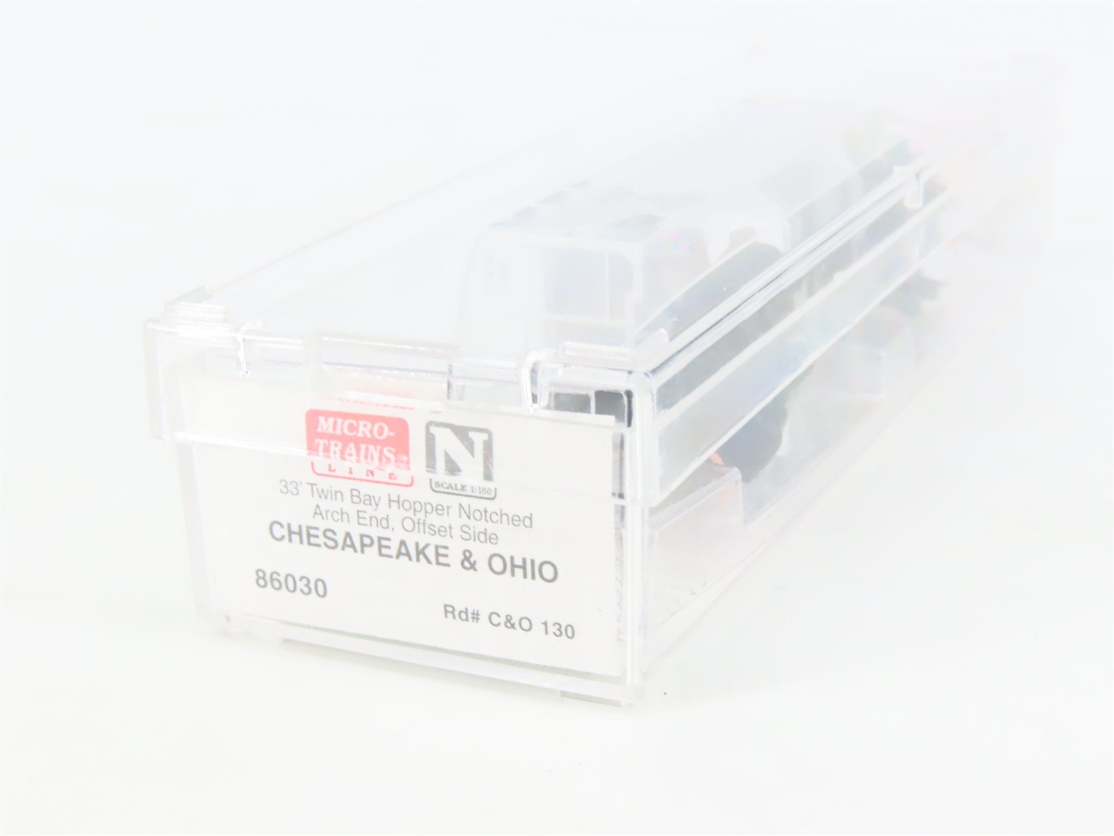 N Scale Micro-Trains MTL 86030 C&O Chesapeake & Ohio 2-Bay Open Hopper #130