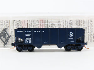 N Micro-Trains MTL 56120 DAFX United States Air Force 2-Bay Open Hopper #55129