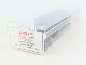 N Micro-Trains MTL 56120 DAFX United States Air Force 2-Bay Open Hopper #55129