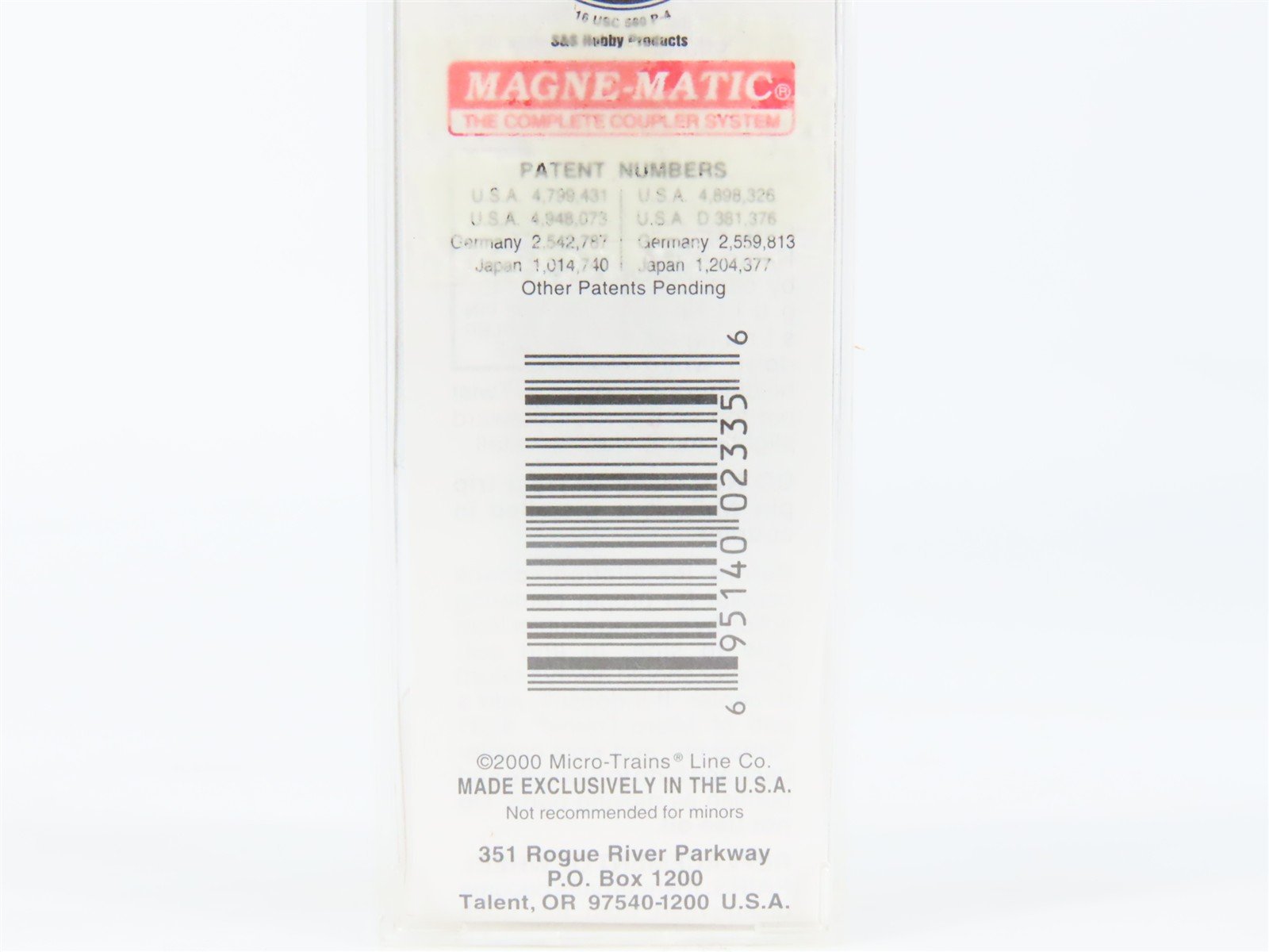 N Scale Micro-Trains MTL 55450 SBX 