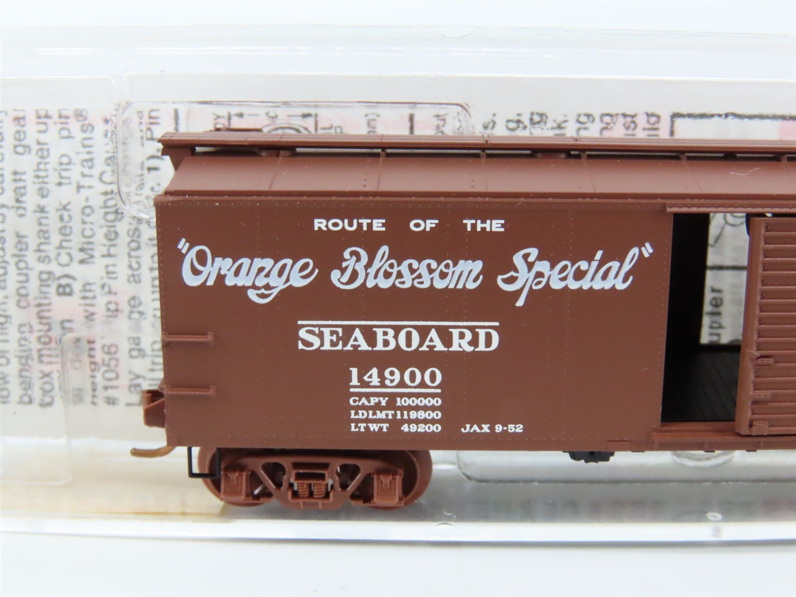 N Scale Micro-Trains MTL 120230 SAL Orange Blossom Special 40' Box Car #14900