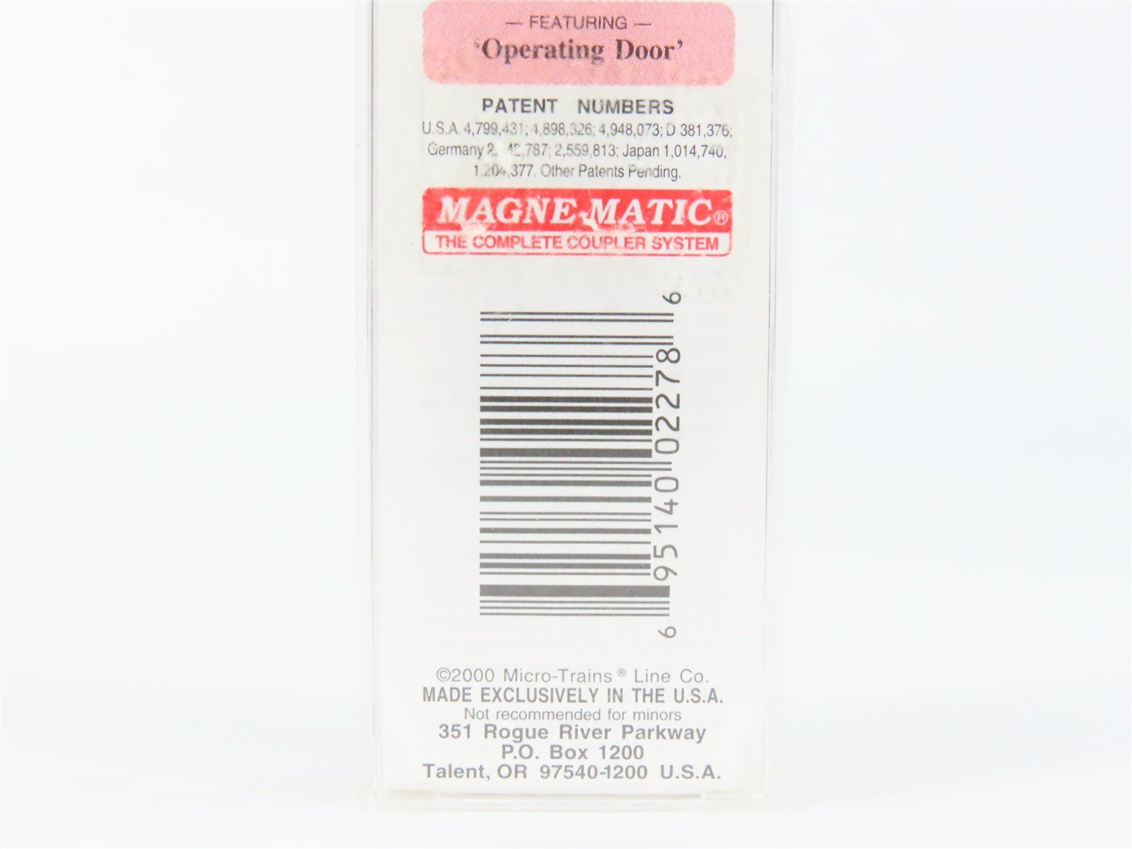 N Scale Micro-Trains MTL 120230 SAL Orange Blossom Special 40' Box Car #14900