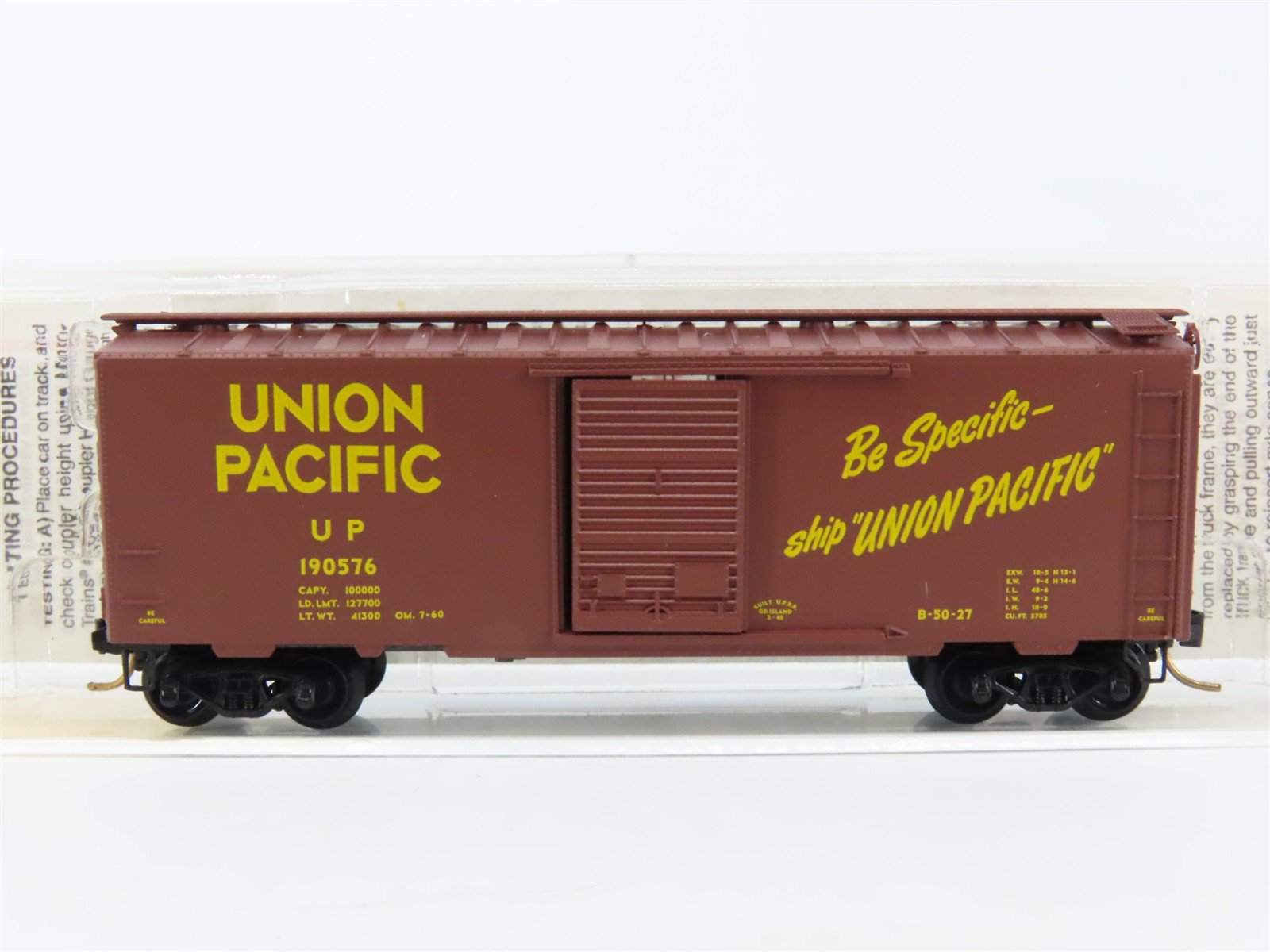N Scale Micro-Trains MTL 20070 UP Union Pacific 