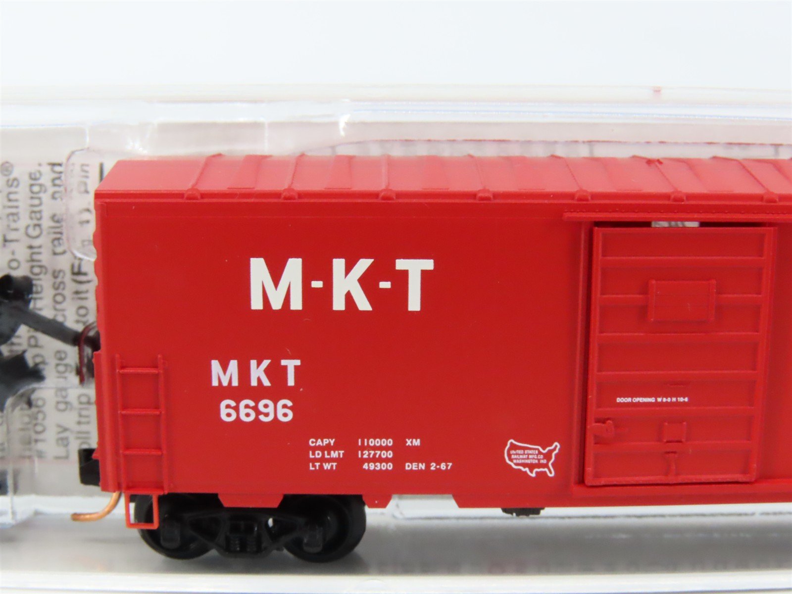 N Scale Micro-Trains MTL 24320 MKT Missouri Kansas Texas Katy 40' Box Car #6696