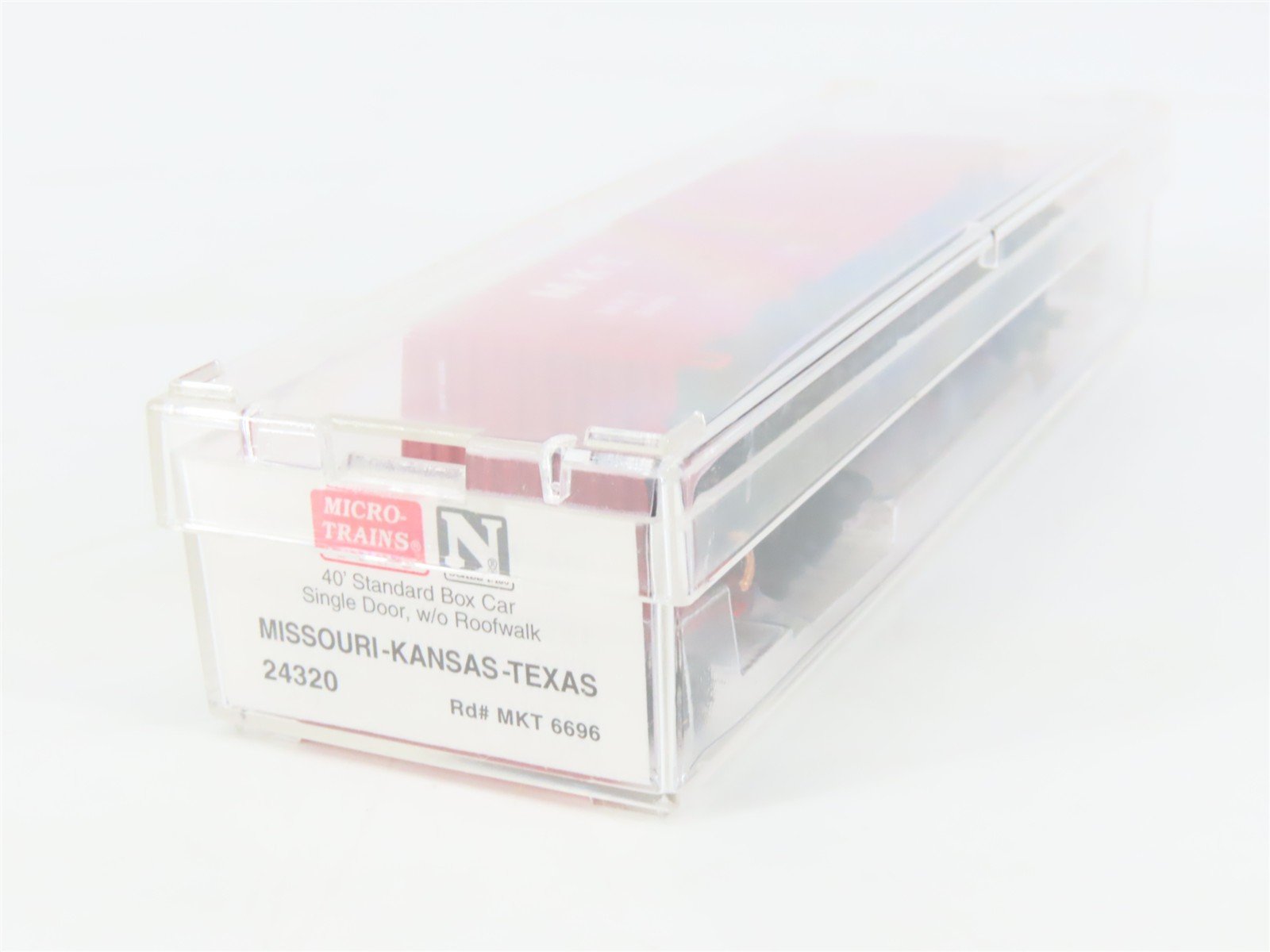 N Scale Micro-Trains MTL 24320 MKT Missouri Kansas Texas Katy 40' Box Car #6696