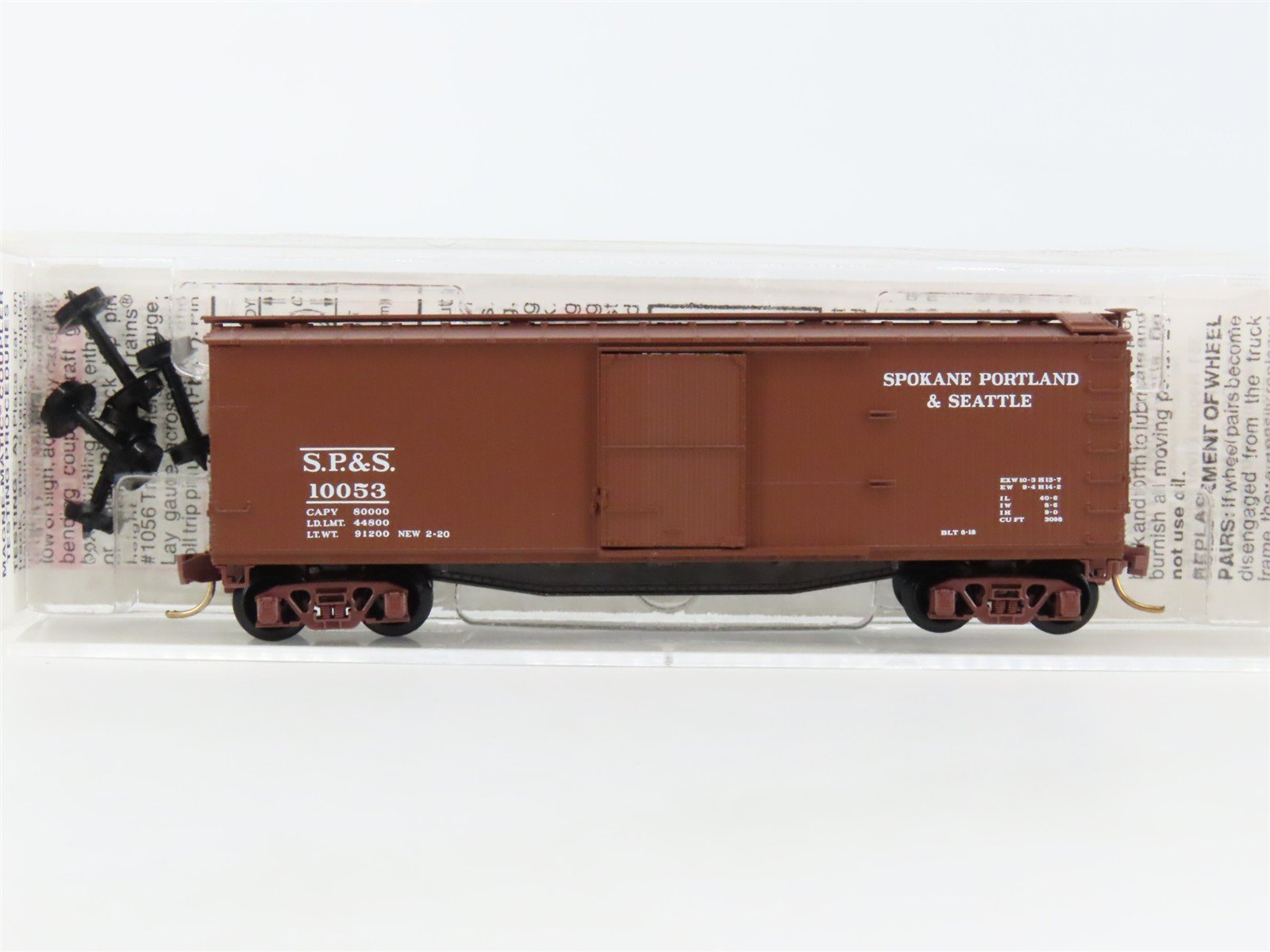 N Scale Micro-Trains MTL 39230 SP&S Spokane Portland & Seattle 40' Boxcar #10053