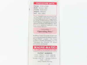 N Micro-Trains MTL 03500030 MKT Missouri Kansas Texas Katy 40' Stock Car #47475