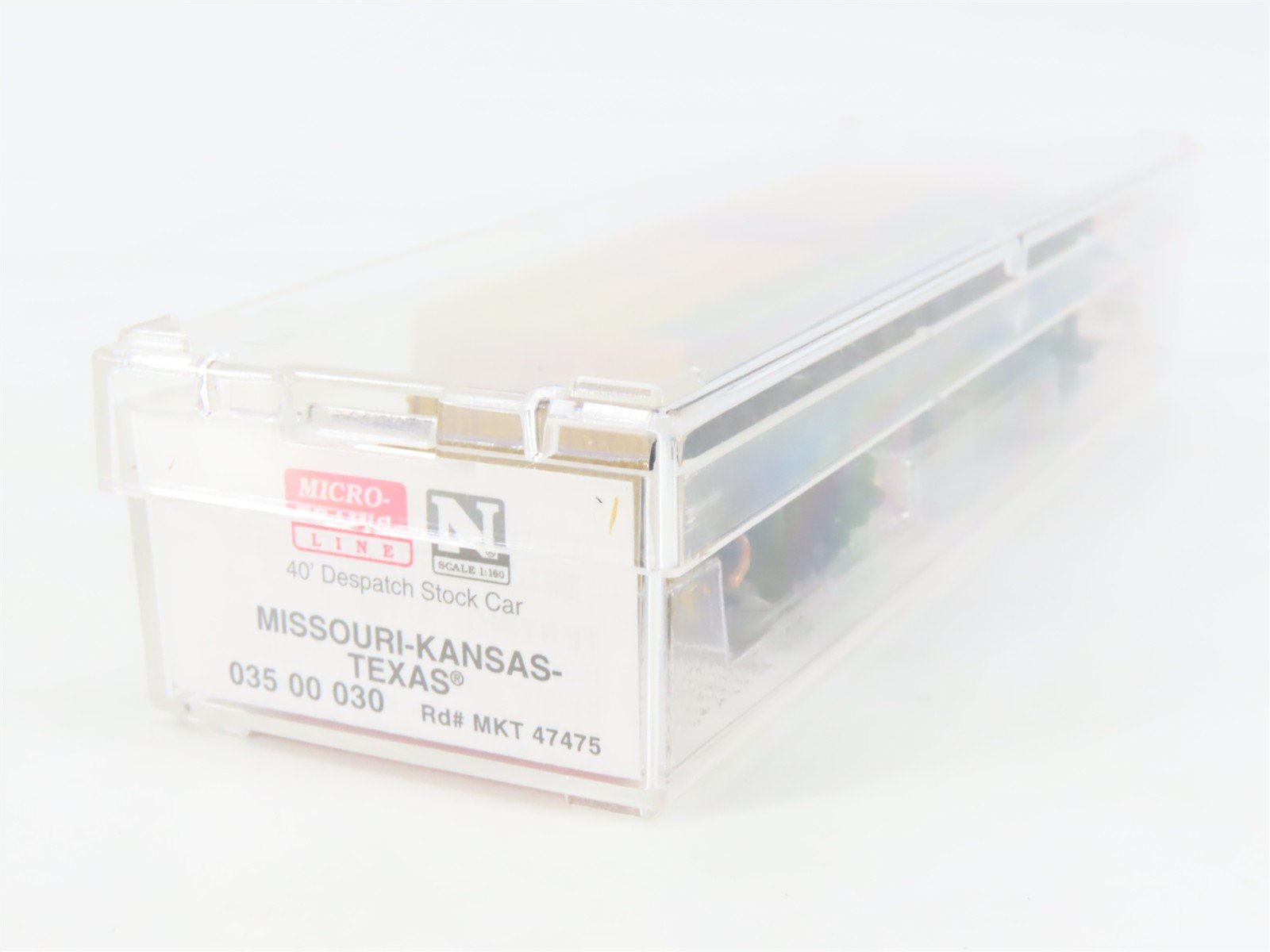 N Micro-Trains MTL 03500030 MKT Missouri Kansas Texas Katy 40' Stock Car #47475