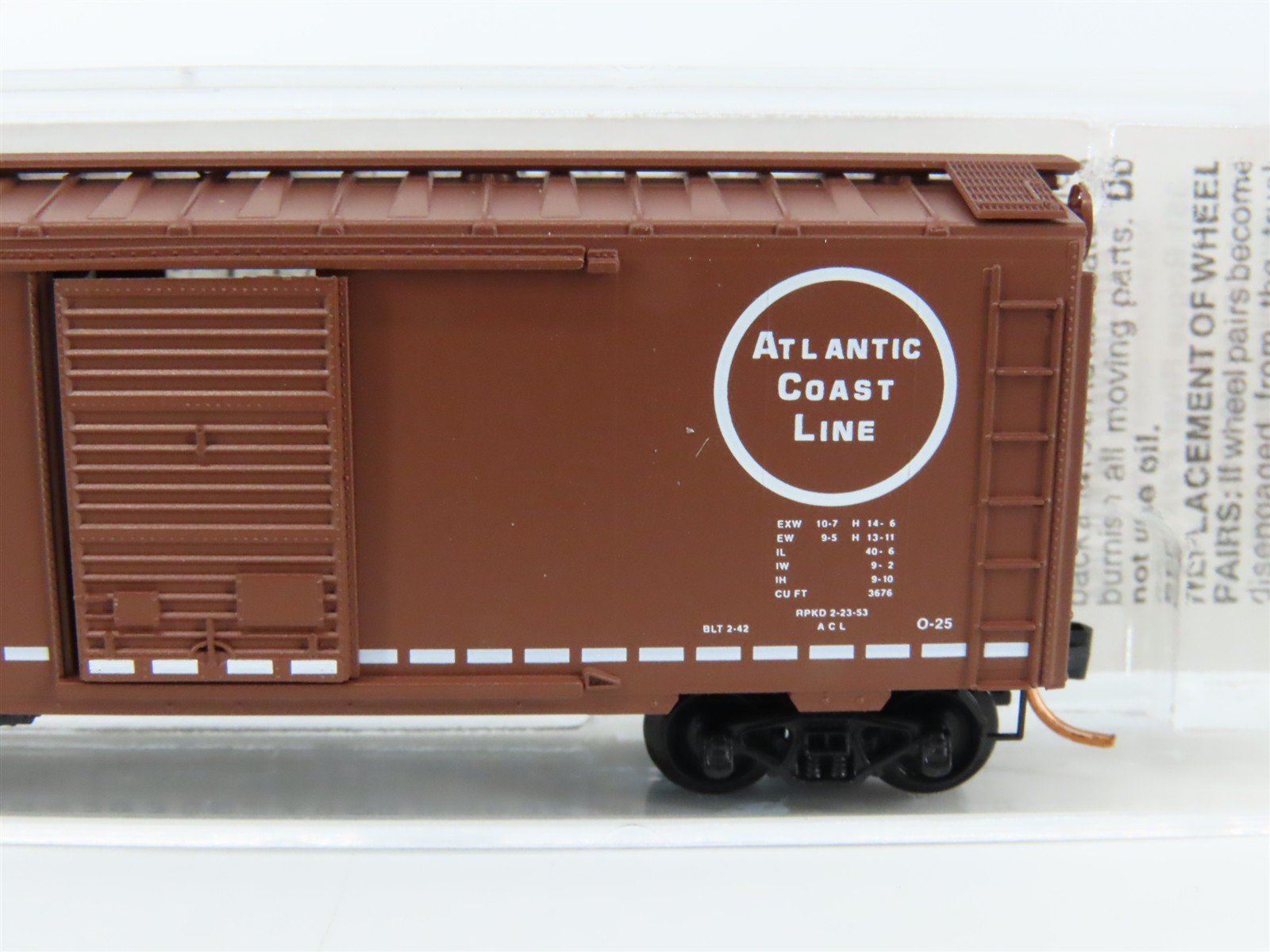 N Scale Micro-Trains MTL 20636 ACL Atlantic Coast Line 40' Box Car #21003