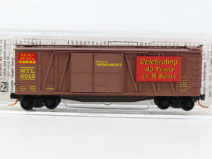 N Micro-Trains MTL 04000020 Celebrating 40 Years Of N Scale 40' Box Car #2012