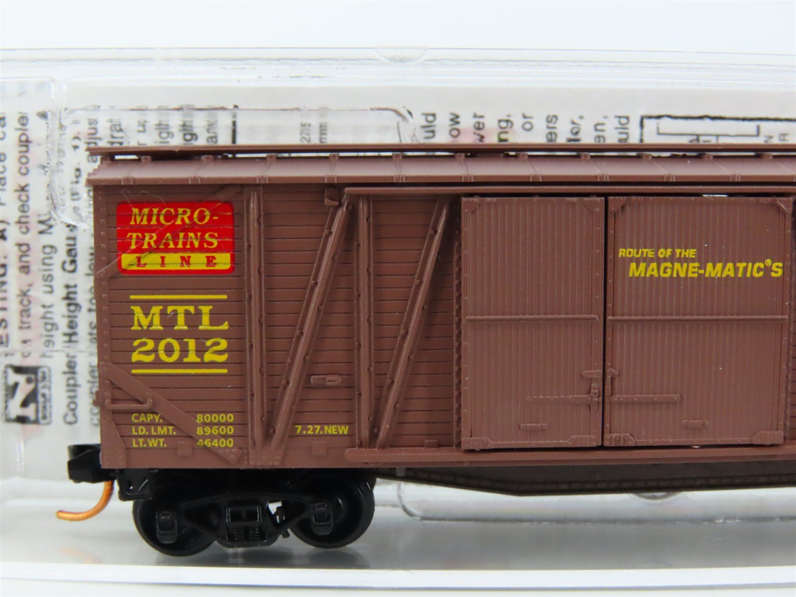 N Micro-Trains MTL 04000020 Celebrating 40 Years Of N Scale 40' Box Car #2012