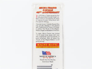 N Micro-Trains MTL 04000020 Celebrating 40 Years Of N Scale 40' Box Car #2012