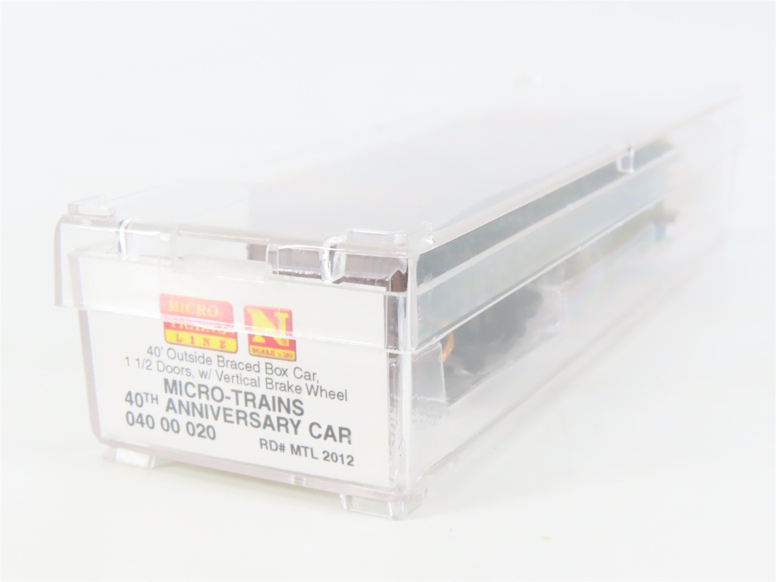 N Micro-Trains MTL 04000020 Celebrating 40 Years Of N Scale 40' Box Car #2012
