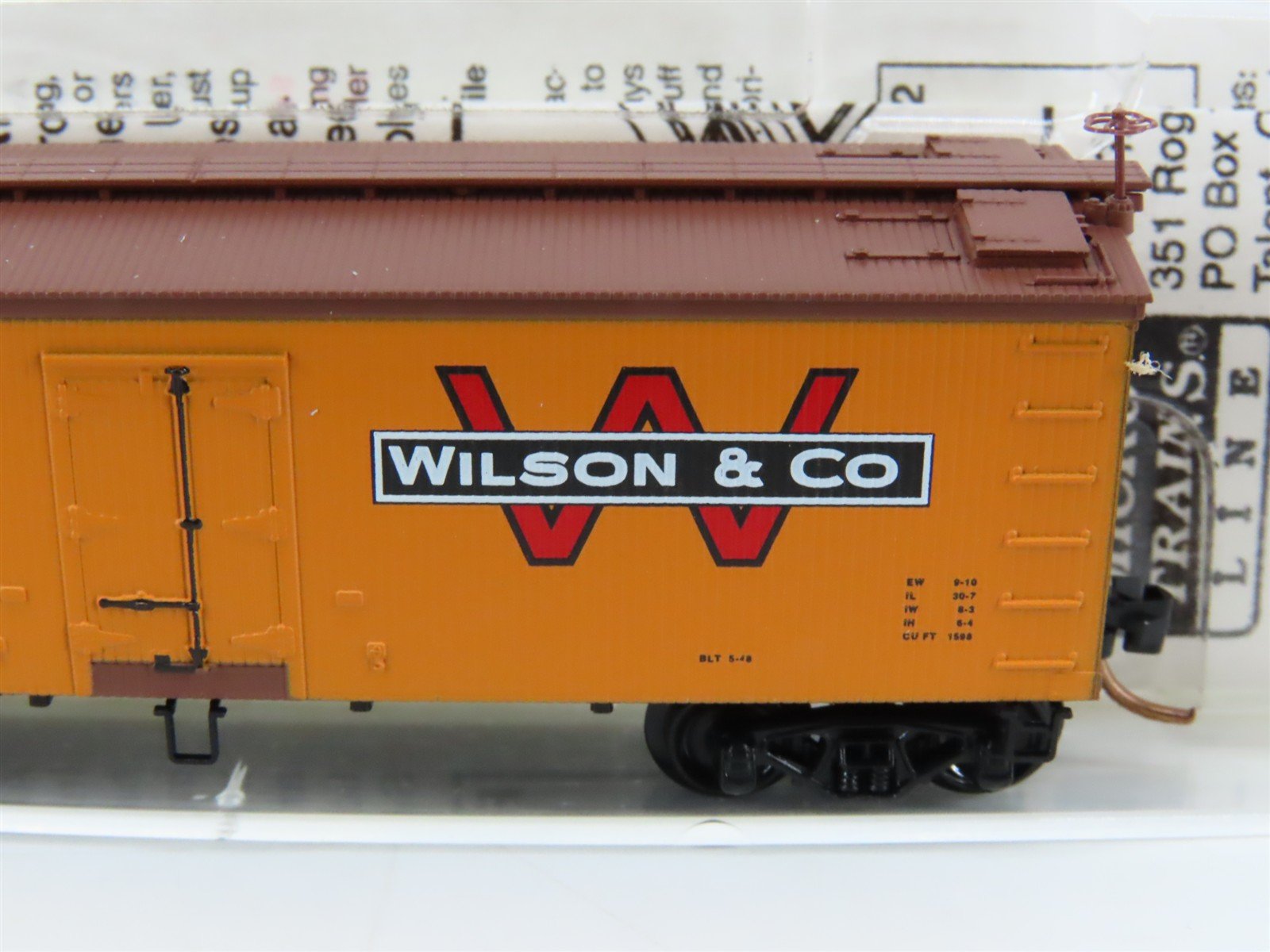 N Scale Micro-Trains MTL 58540 WCLX Wilson & Co. 36' Wood Ice Reefer #9259