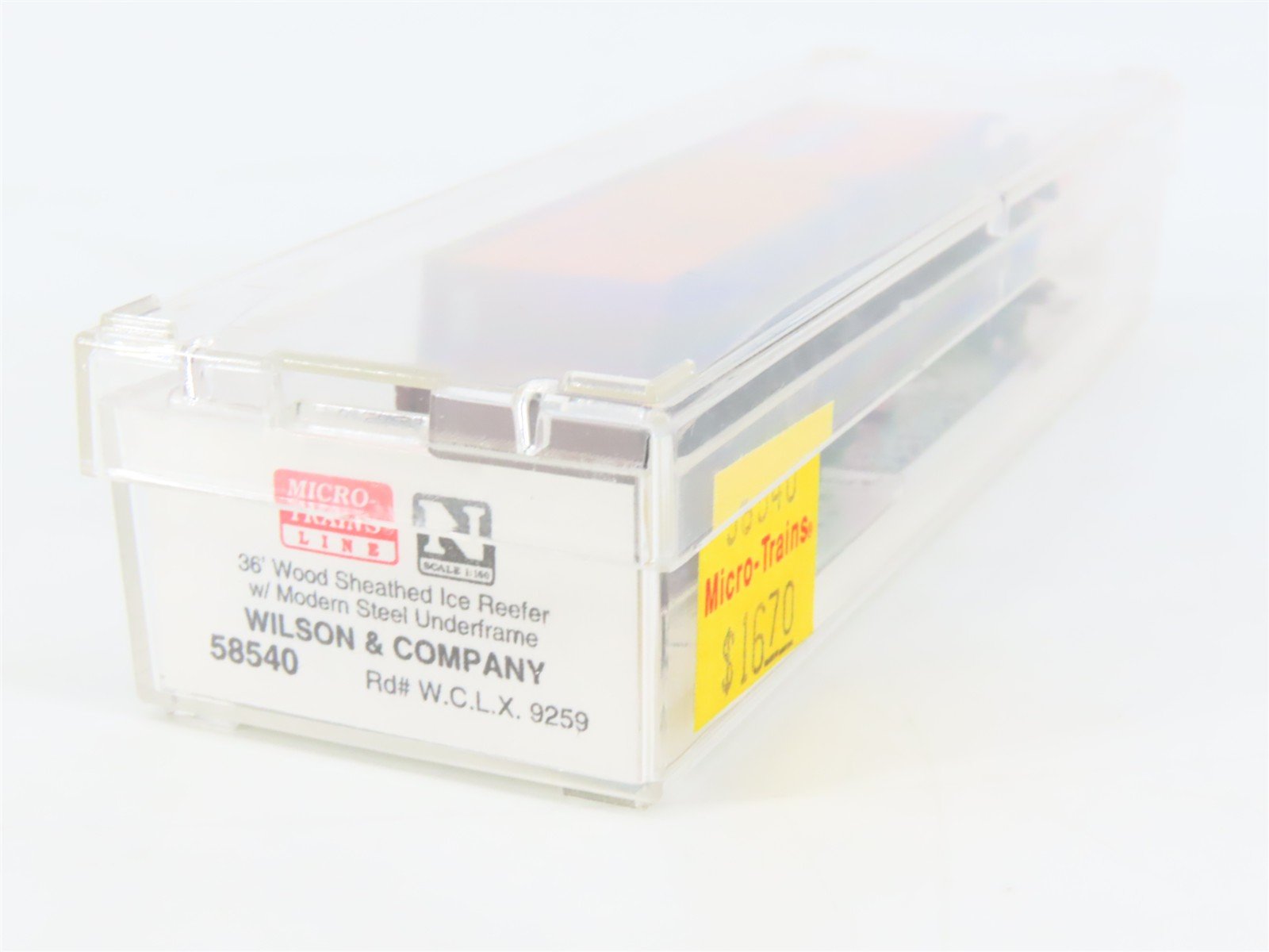 N Scale Micro-Trains MTL 58540 WCLX Wilson & Co. 36' Wood Ice Reefer #9259