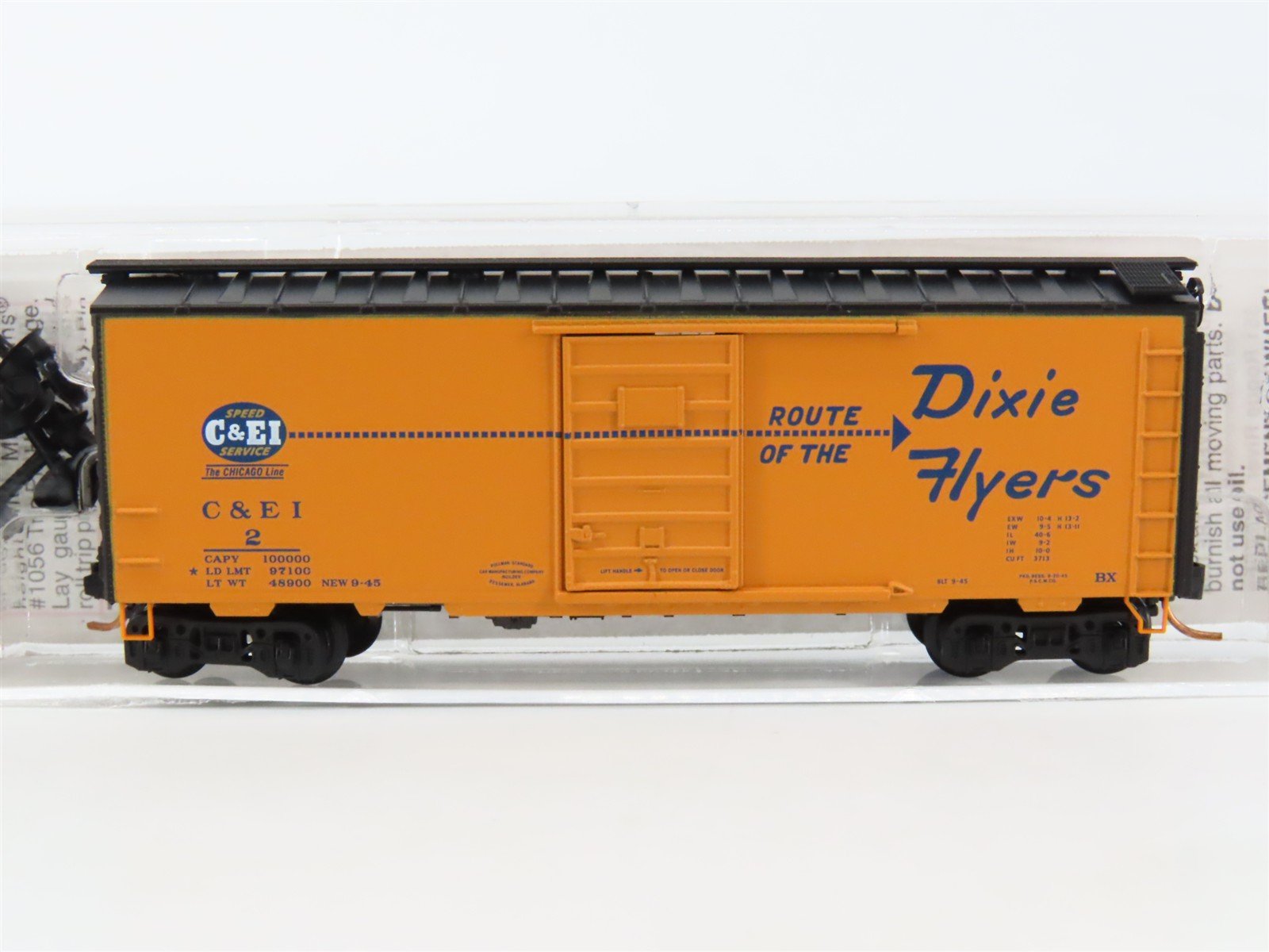 N Scale Micro-Trains MTL 02000702 C&EI Dixie Flyers 40' Single Door Box Car #2