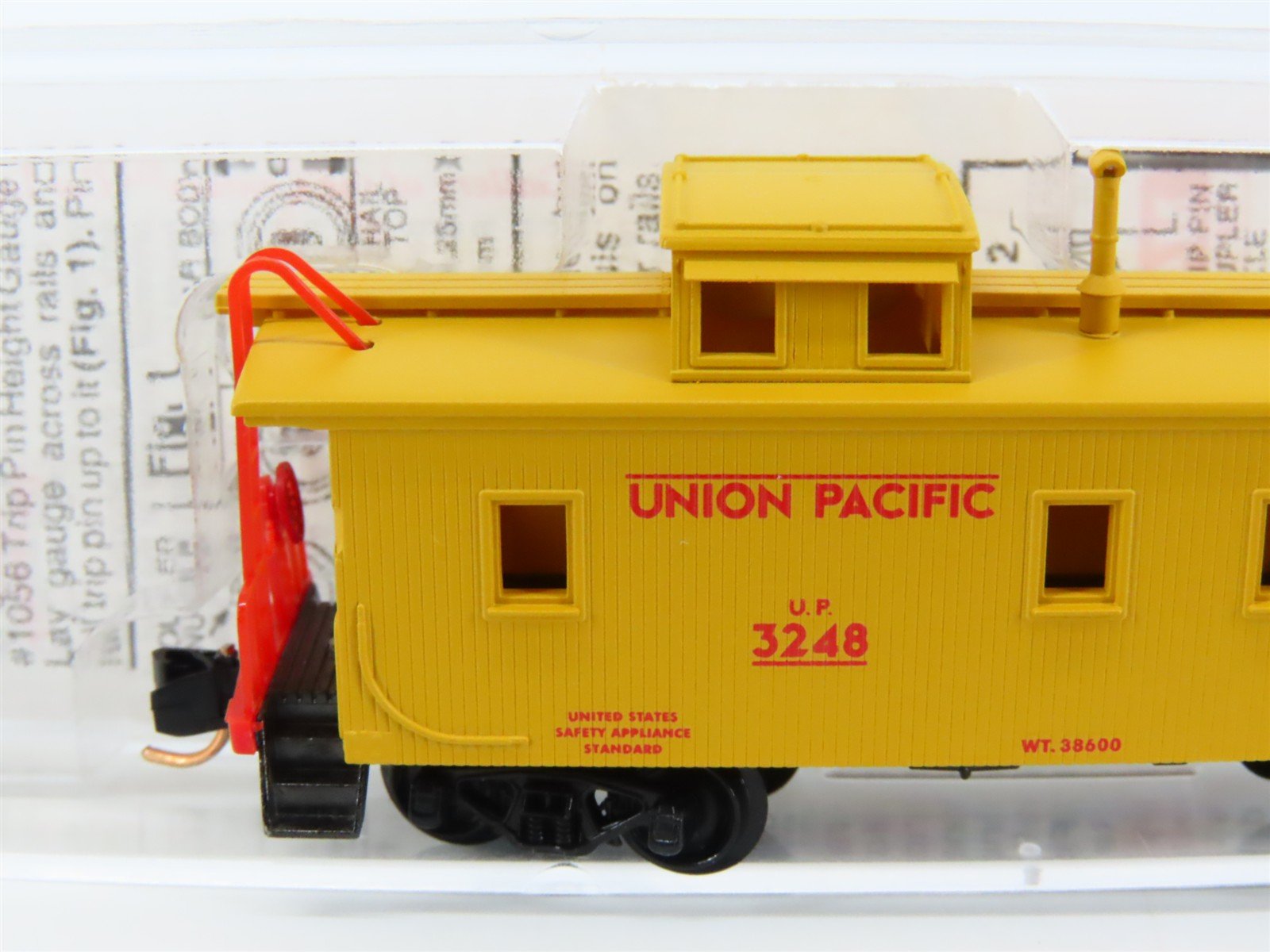 N Scale Micro-Trains MTL 50100 UP Union Pacific 34' Slanted Cupola Caboose #3248