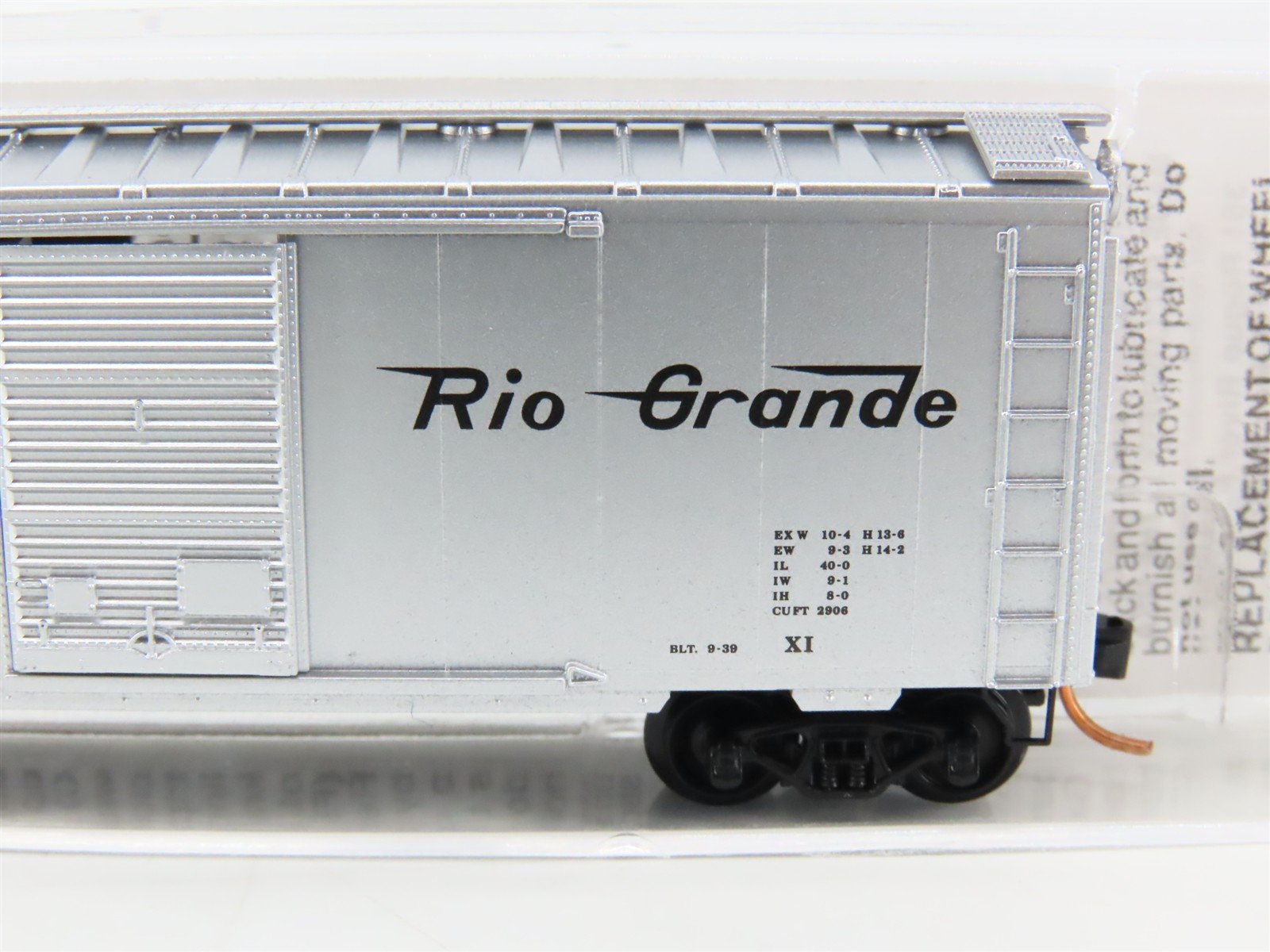 N Scale Micro-Trains MTL 20110 D&RGW Rio Grande Cookie Box 40' Box Car #60034