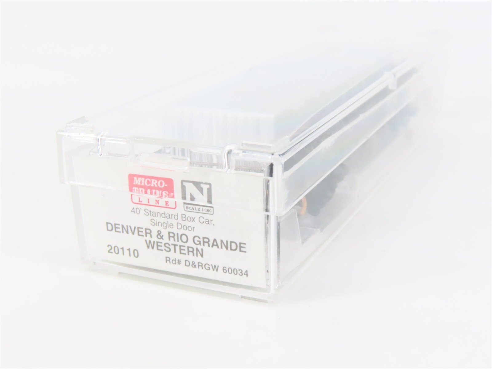 N Scale Micro-Trains MTL 20110 D&RGW Rio Grande Cookie Box 40' Box Car #60034