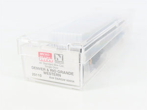 N Scale Micro-Trains MTL 20110 D&RGW Rio Grande Cookie Box 40' Box Car #60034