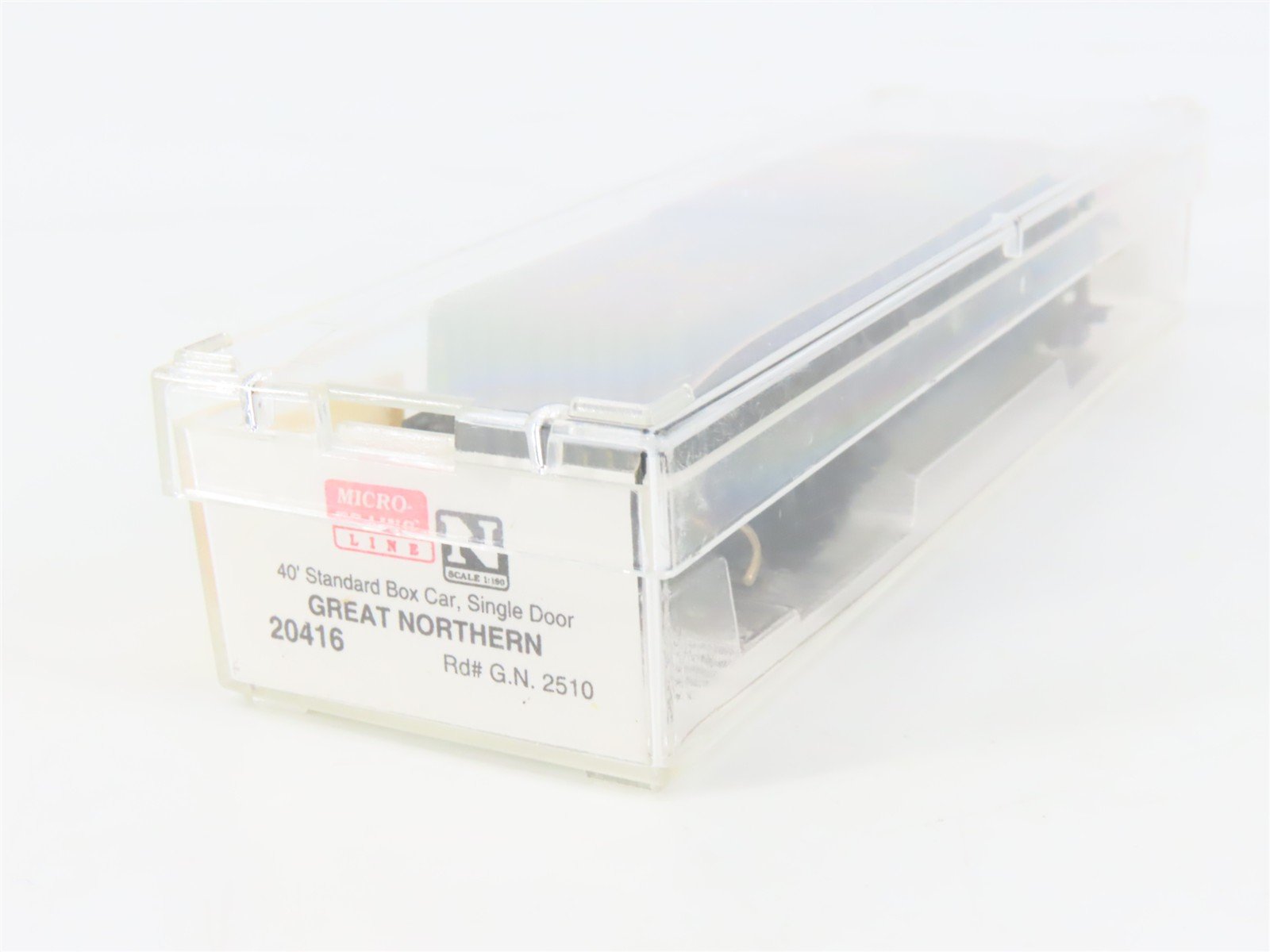 N Scale Micro-Trains MTL 20416 GN Glacier National Park 40' Box Car #2510
