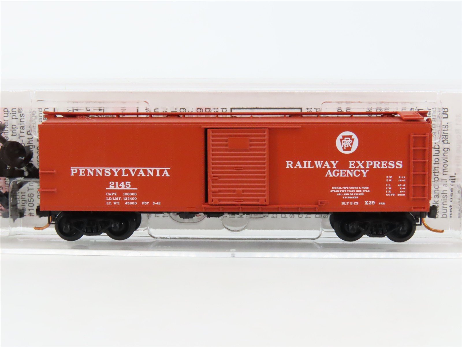 N Micro-Trains MTL 12000260 PRR Pennsylvania Railway Express 40' Box Car #2145