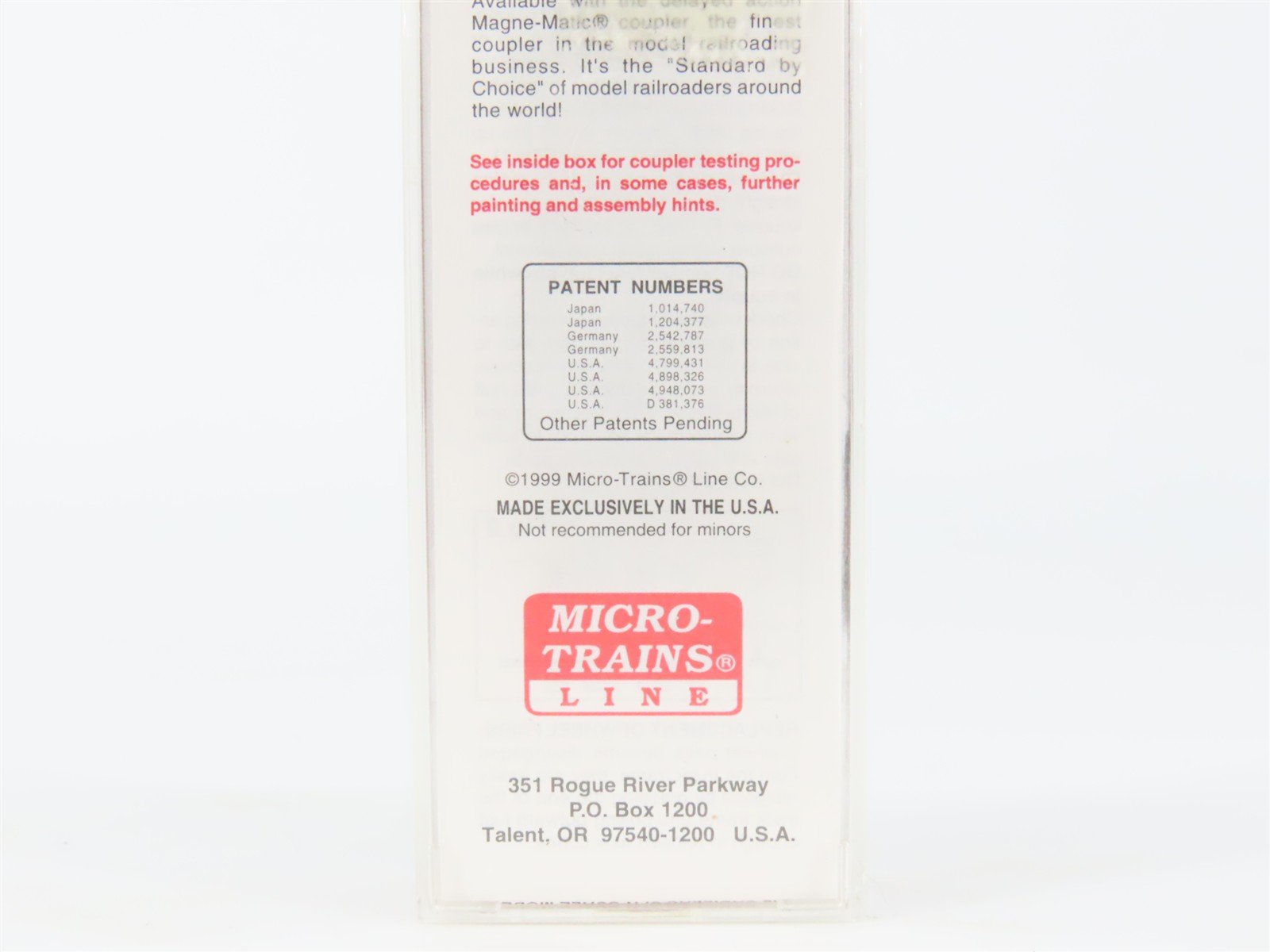 N Scale Micro-Trains MTL 39180 VT Virginia & Truckee 40' Box Car #1015