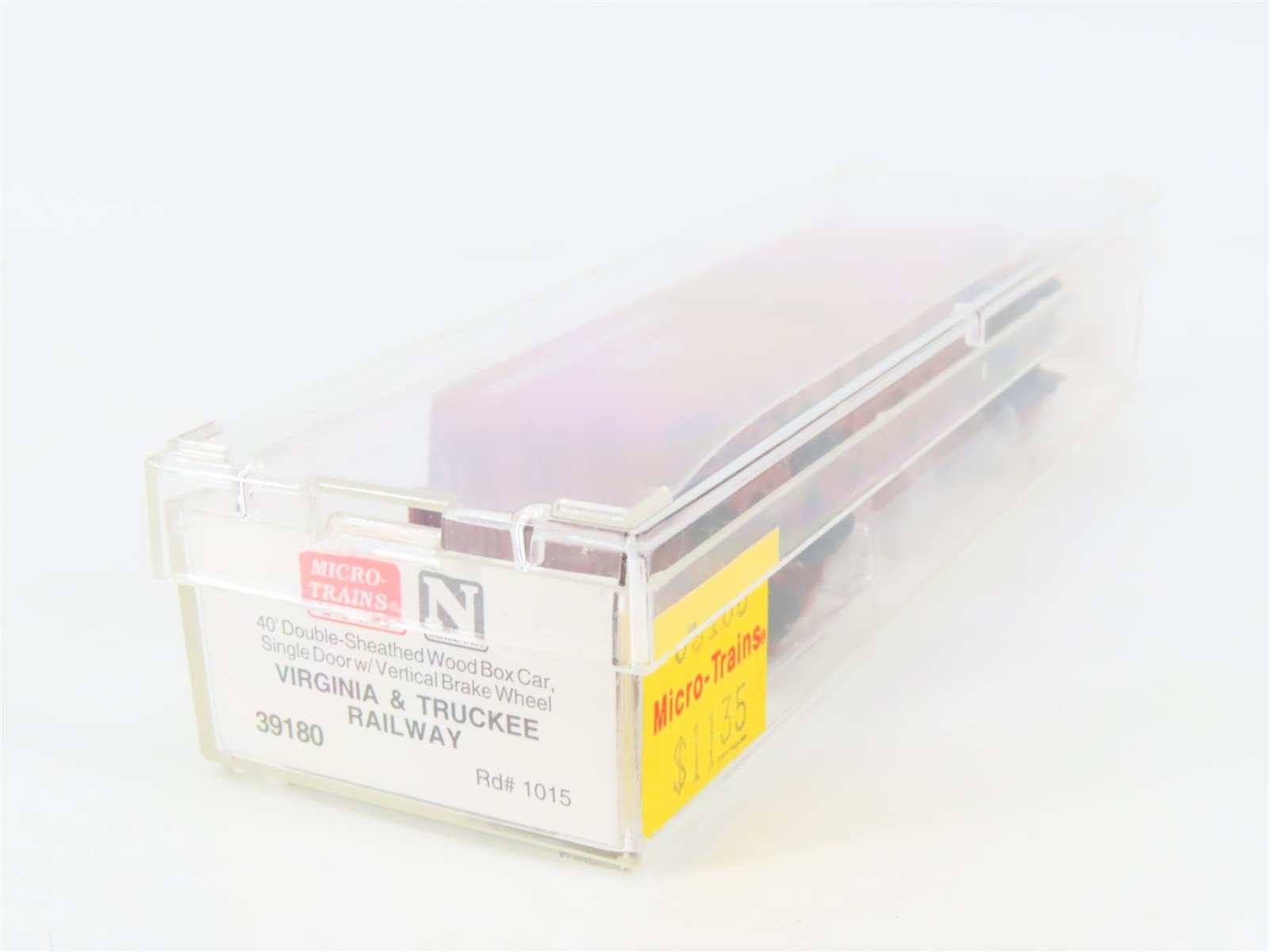 N Scale Micro-Trains MTL 39180 VT Virginia & Truckee 40' Box Car #1015