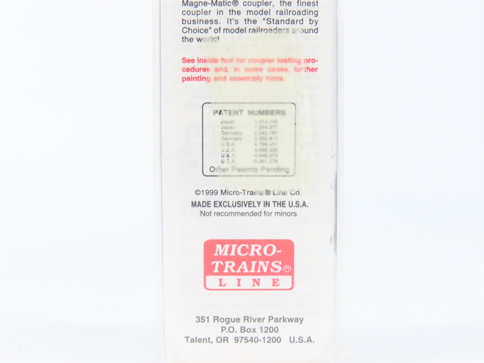 N Scale Micro-Trains MTL 49510 WIF West India Fruit & Steamship 40' Box Car #724