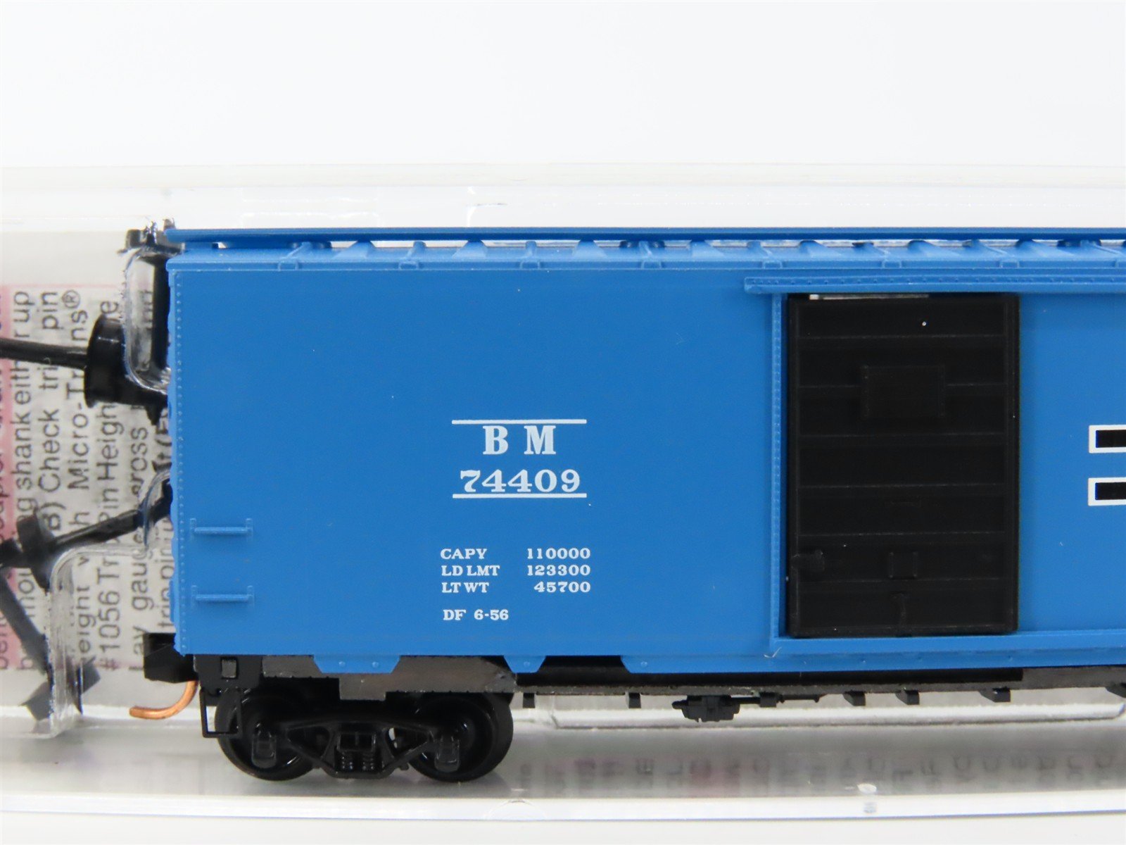 N Scale Micro-Trains MTL 20140 BM Boston & Maine 40' Single Door Box Car #74409