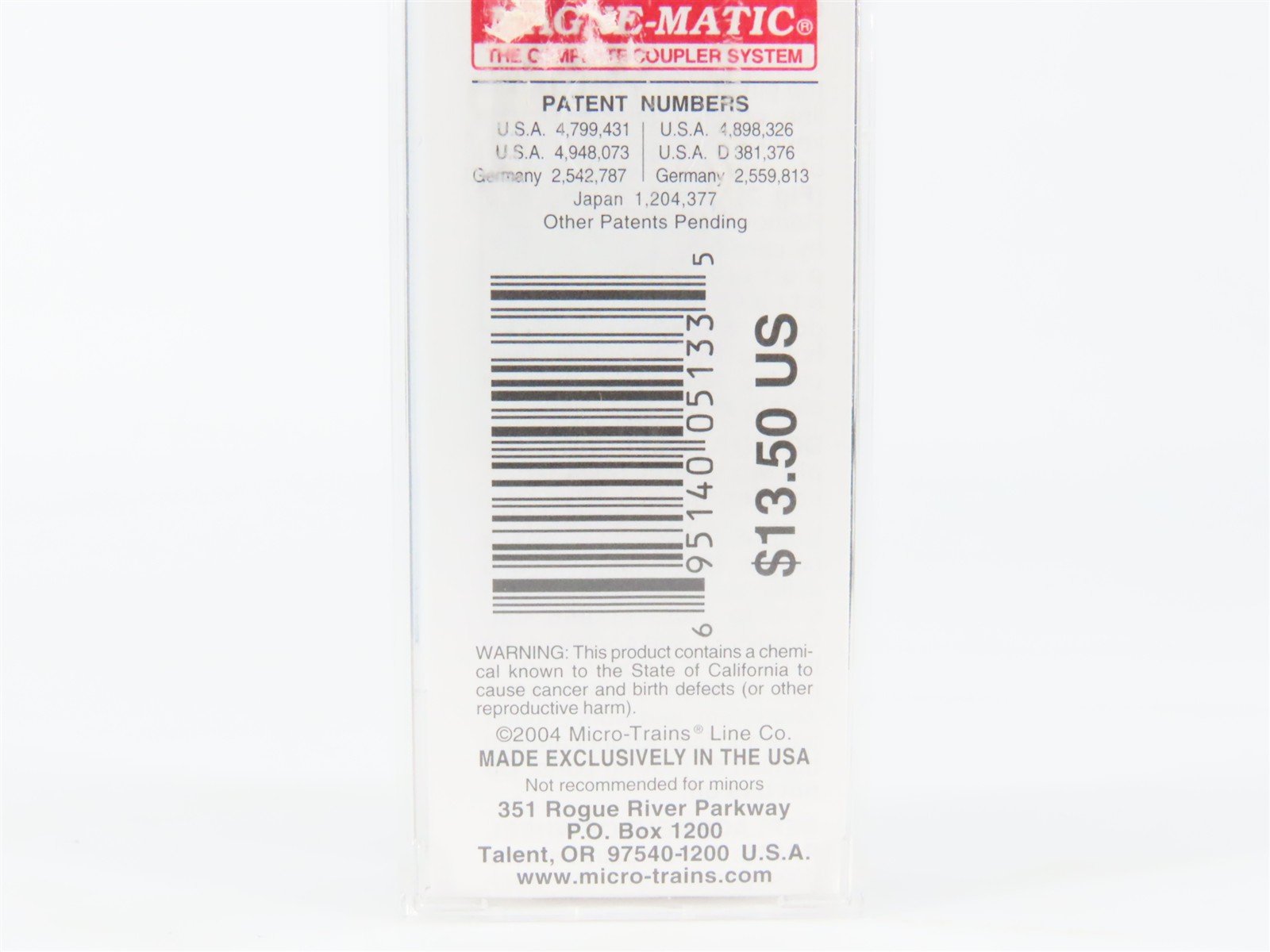 N Scale Micro-Trains MTL 20140 BM Boston & Maine 40' Single Door Box Car #74409
