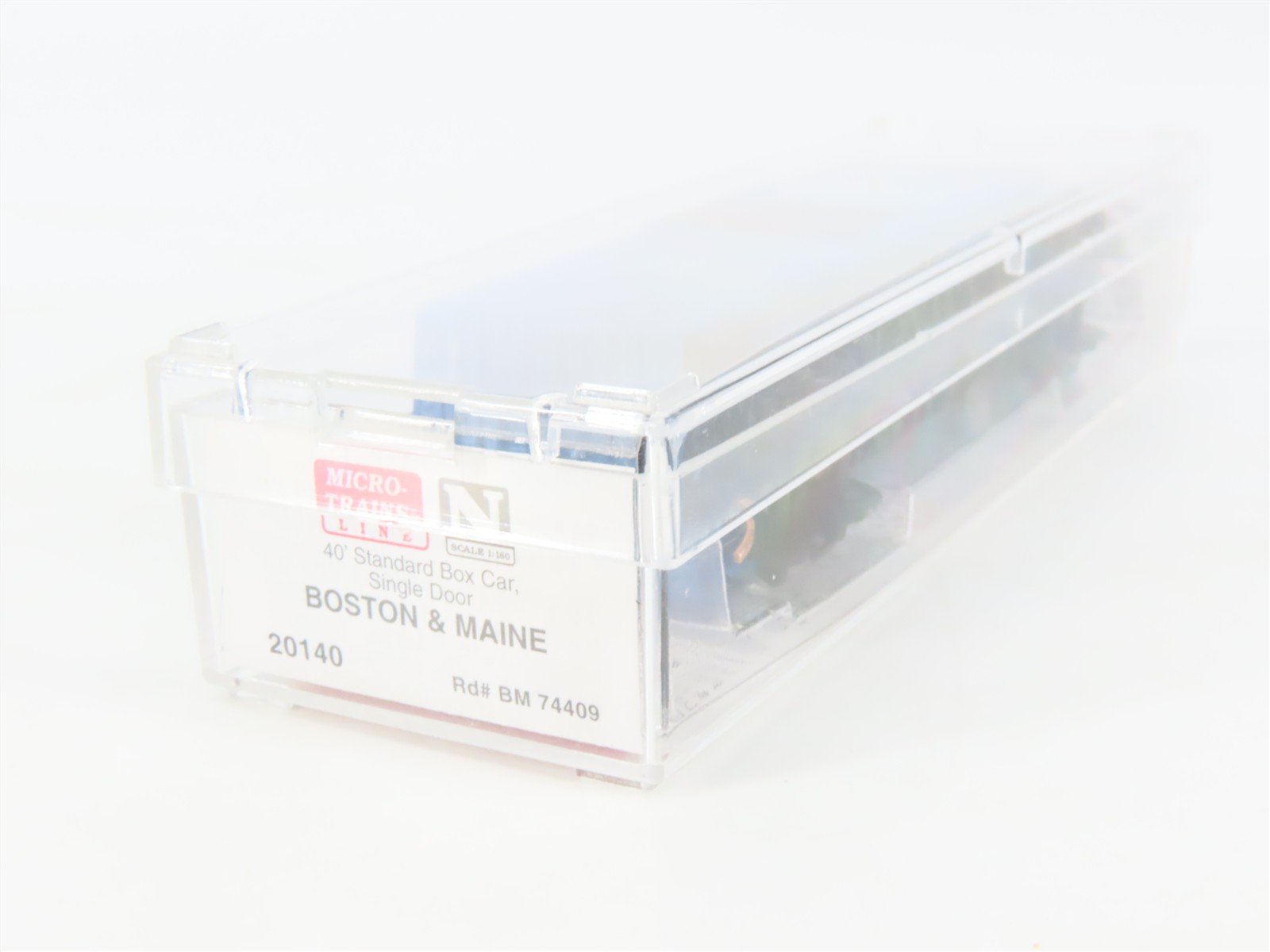N Scale Micro-Trains MTL 20140 BM Boston & Maine 40' Single Door Box Car #74409