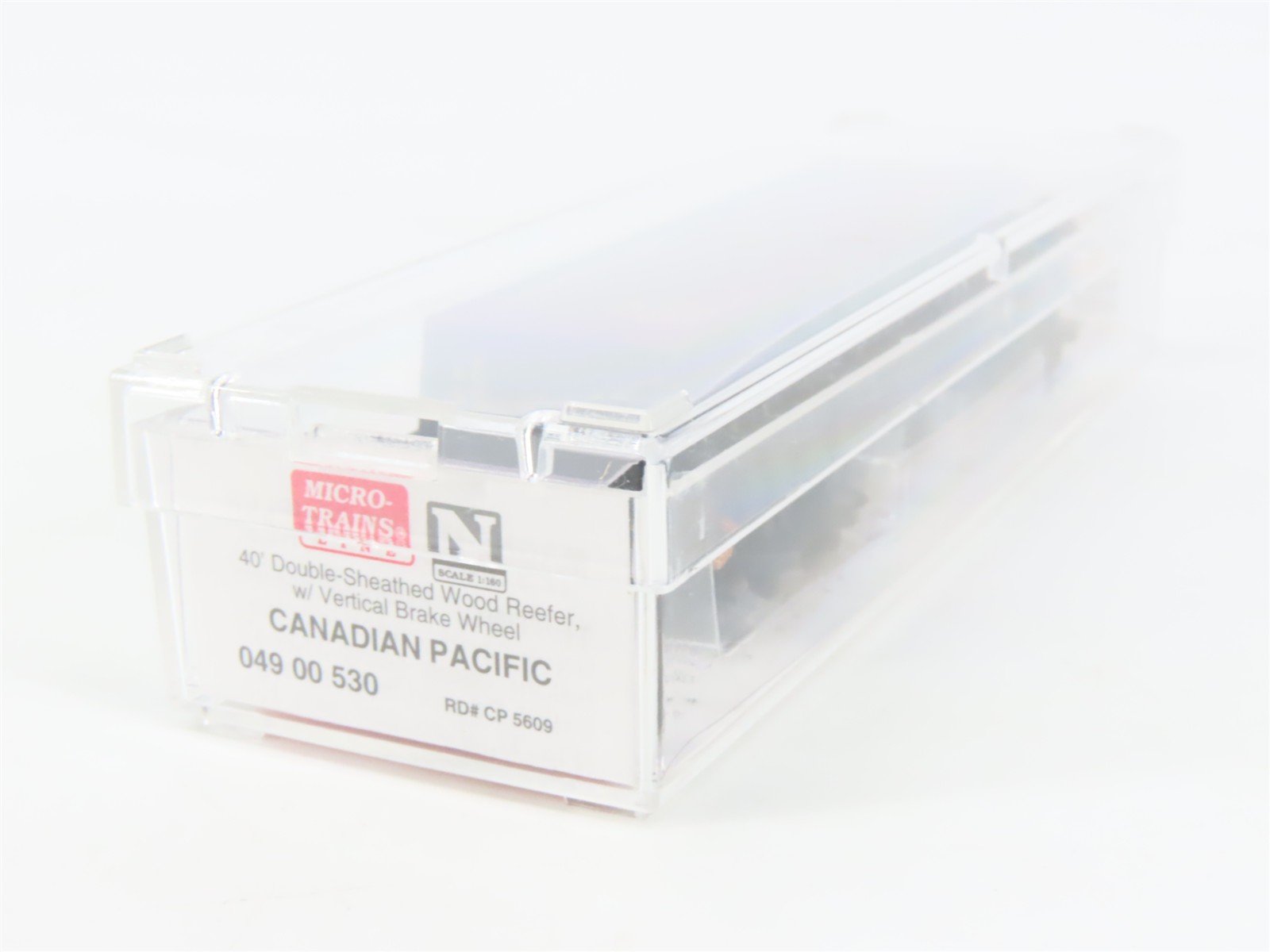 N Scale Micro-Trains MTL 04900530 CP Canadian Pacific 40' Wood Reefer #5609