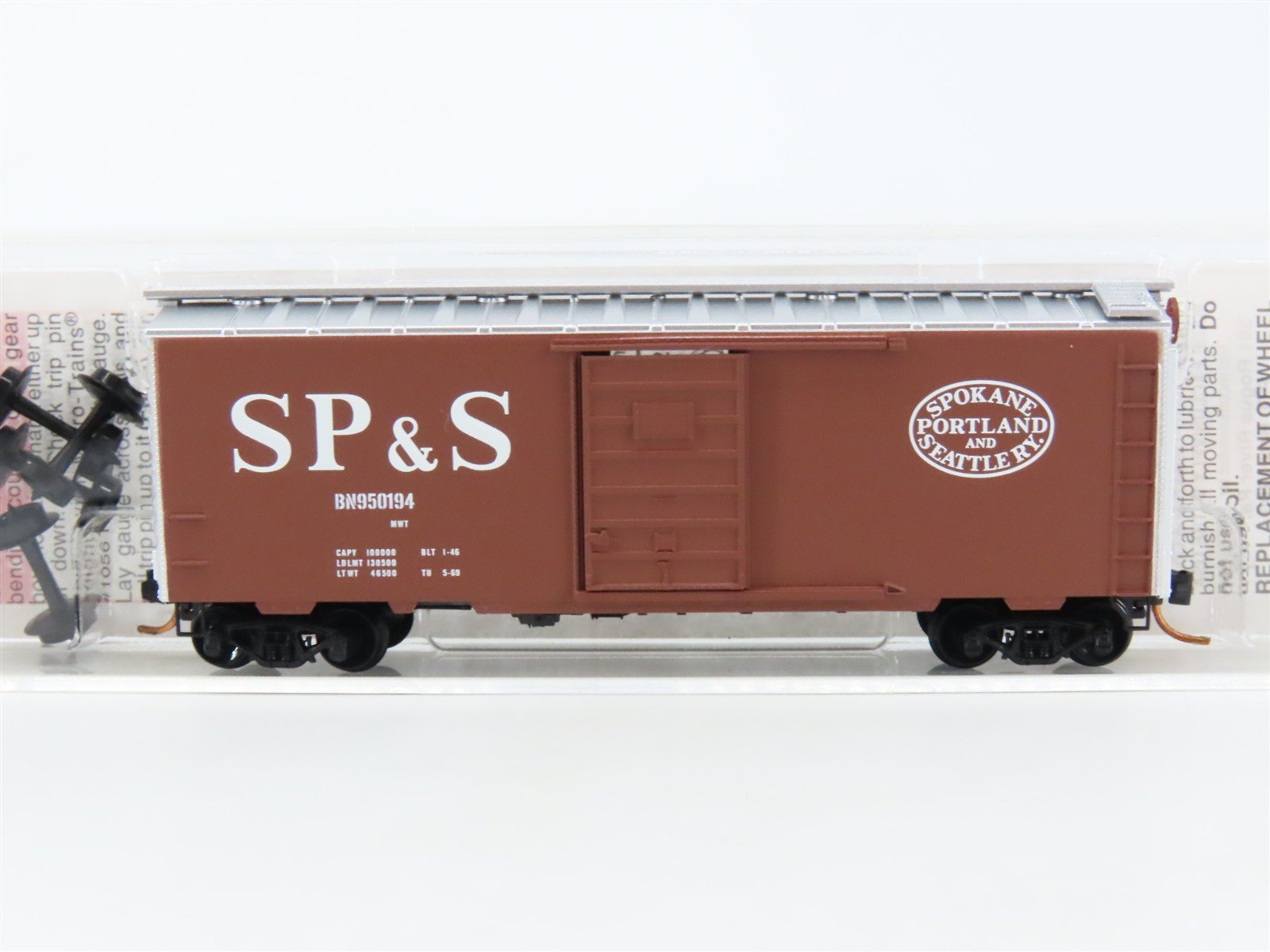 N Micro-Trains MTL 02000726 SP&S Spokane Portland & Seattle 40' Boxcar #BN950194
