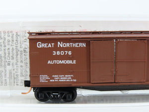 N Scale Micro-Trains MTL 41030 GN Glacier National Park 40' Auto Box Car #38076