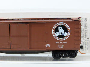 N Scale Micro-Trains MTL 41030 GN Glacier National Park 40' Auto Box Car #38076